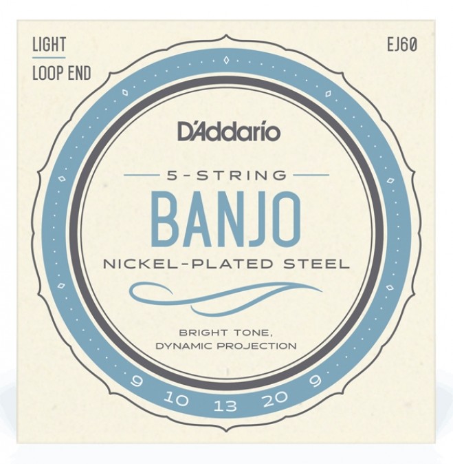 D'Addario EJ60 5-String Banjo (Regular Light)