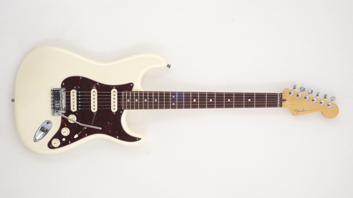 Fender American Deluxe Stratocaster HSS Shawbucker (Olympic Pearl)