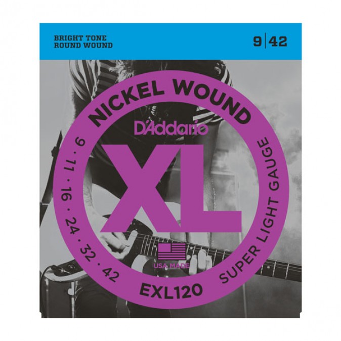 D'addario XL EXL120 Super Light Gauge