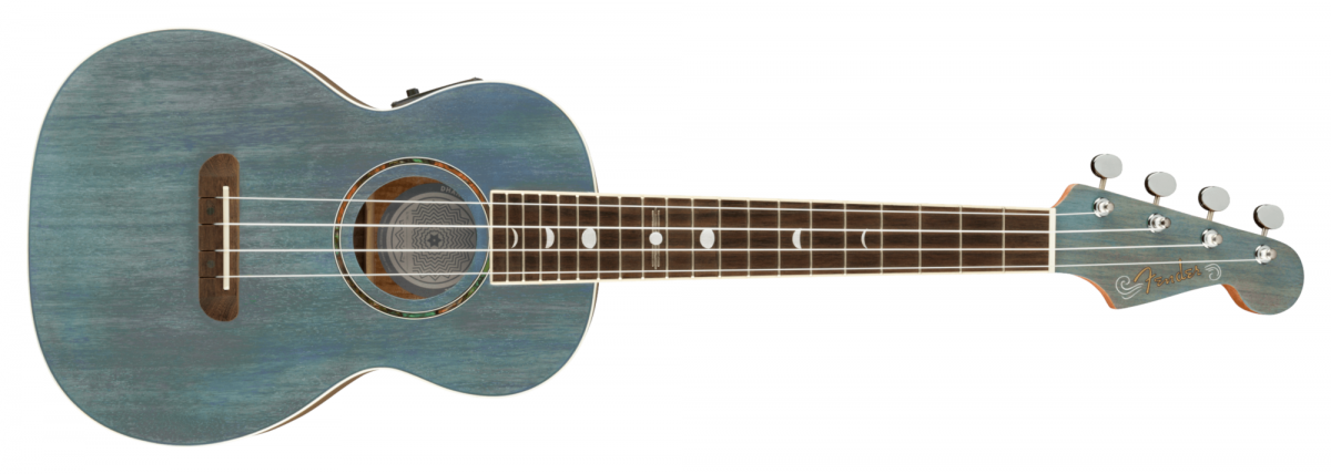 Fender Dhani Harrison Tenor Ukulele (Turquoise)