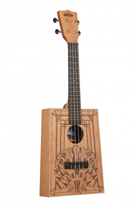 Kala Art Deco Cigar Box Concert Ukulele