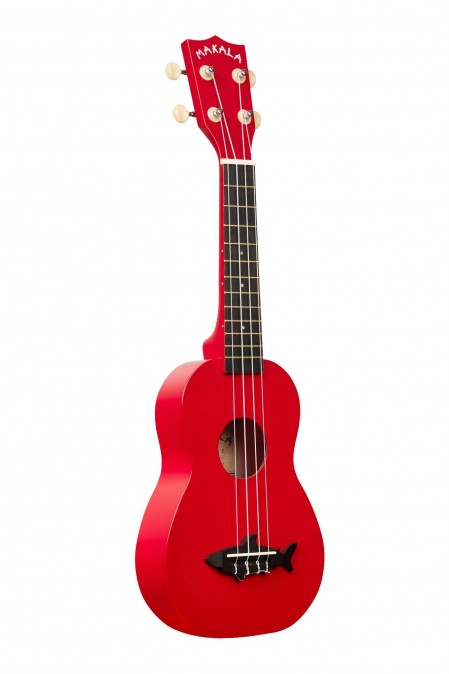 Makala MK-SS Soprano Shark Ukulele (Red Sea)