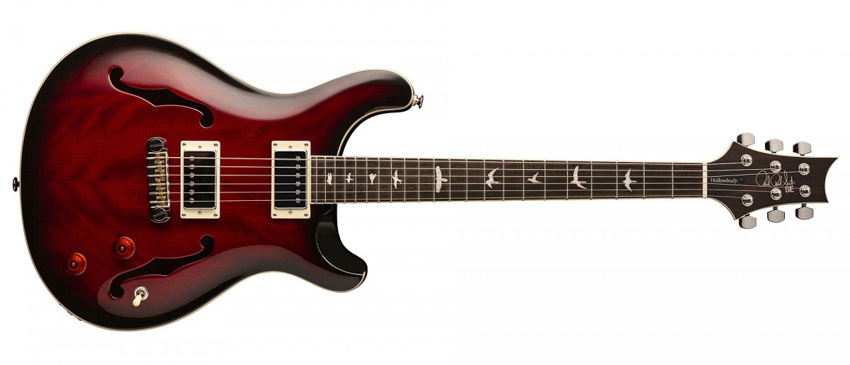 PRS SE Hollowbody Standard (Fire Red Burst)