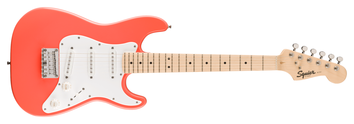 Squier FSR Mini Stratocaster (Tahitian Coral)