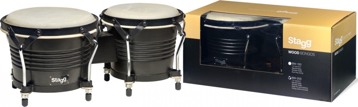 Stagg BW-200 BK Bongos