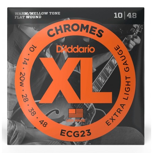 D'Addario XL Chromes ECG23 Extra Light Set