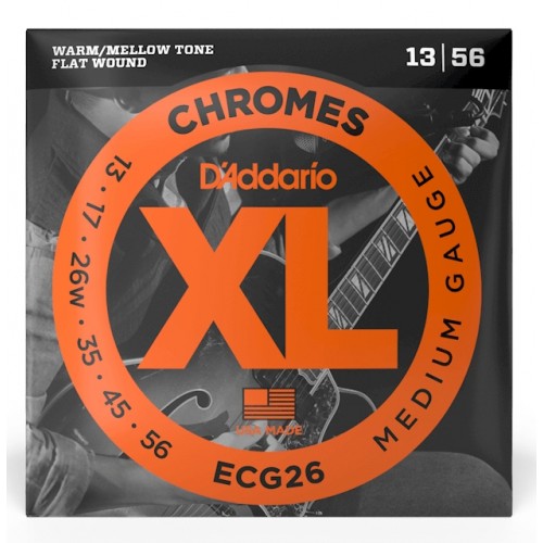 D'Addario XL Chromes ECG26 Medium Set