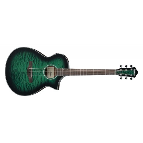 Ibanez AEWC16QA (Transparent Emerald Burst)