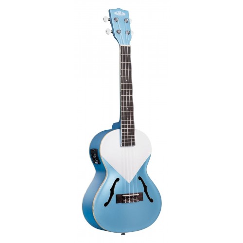 Kala KA-JTE-LSBL Archtop Tenor Ukulele with EQ (Lake Shore Blue)