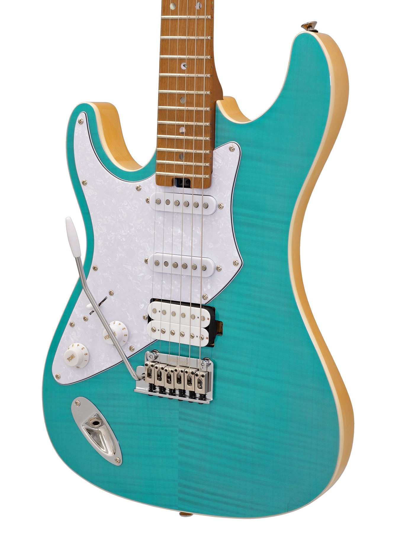 Aria 714 Mk2 Lefthand (Turquoise Blue) - Left Handed Guitars