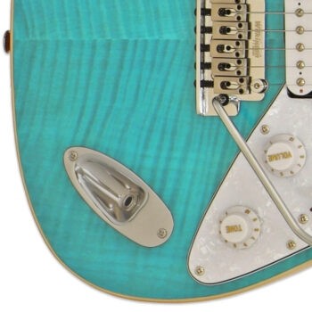 Aria 714 Mk2 Lefthand (Turquoise Blue) - Left Handed Guitars